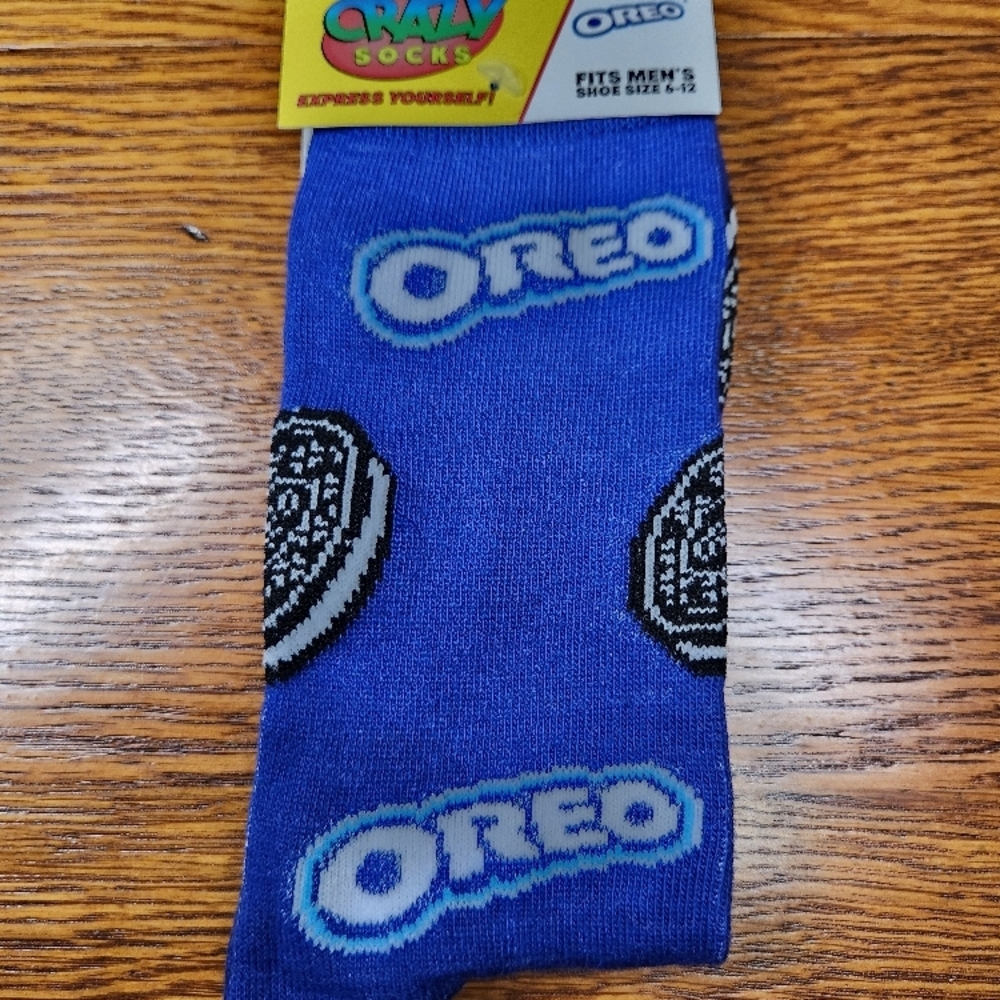 Crazy socks oreo